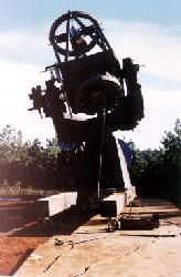 Load-testing the 24-inch mount assembly
