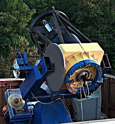 One of the robotic telescopes used in the supernova search